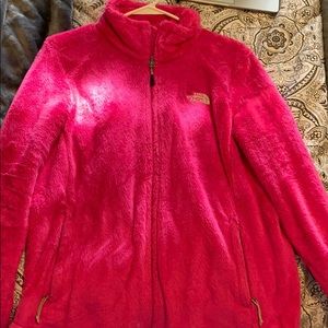 Hot pink northface jacket